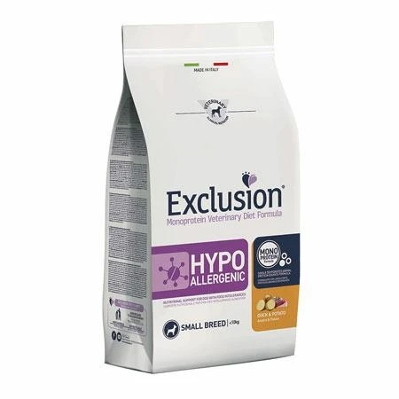 Exclusion Dog Mini Anatra/Patate 2 kg - Dorado