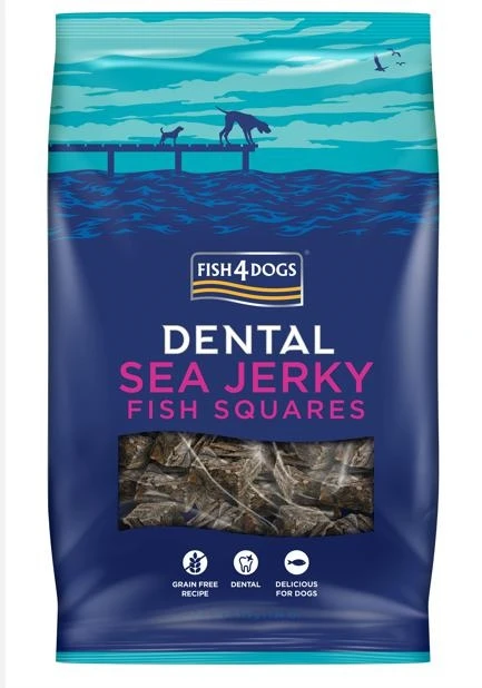 Fish4Dogs Dental Quadratini Pesce Essiccato 575g