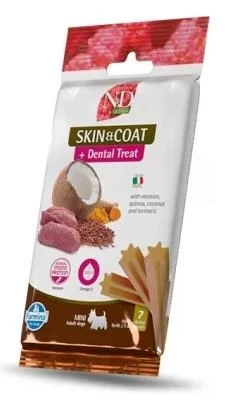 ND Quinoa Dog Treats Skin & Coat Cerbo Mini 60g - Farmina