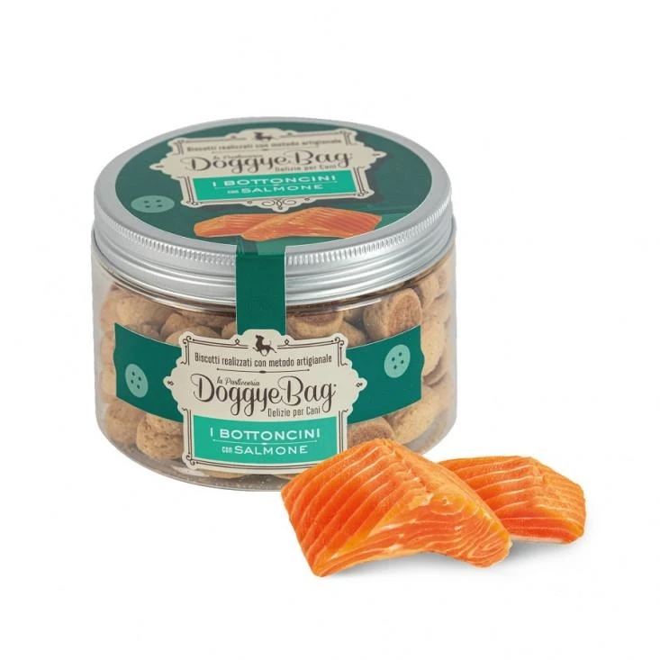 Doggyebag Bottoncini Salmone 200g - Snack per Cane