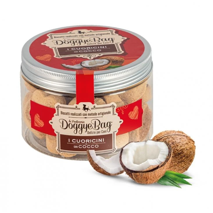 Doggyebag Cuoricini Cocco 150g - Snack per Cani