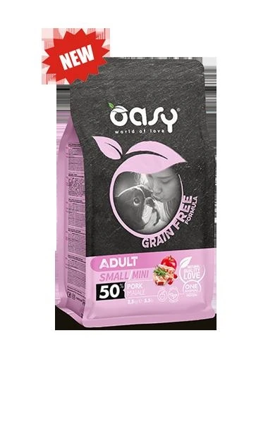 Oasy Dog Grain Free Mini 800g - Mangime Secco per Cani