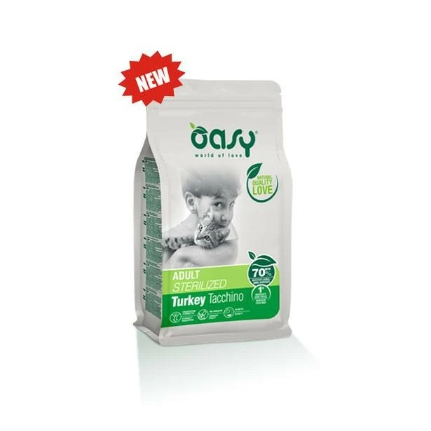OASY Cat Sterilized Tacchino 300g