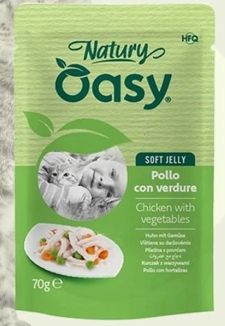 OASY Cat Natùry Buste Pollo/Verdure 24 x 70g