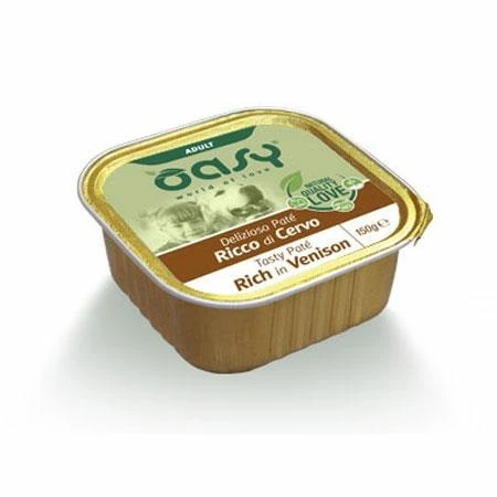 Oasy Dog Paté Delizioso Cervo 11 x Gr 150