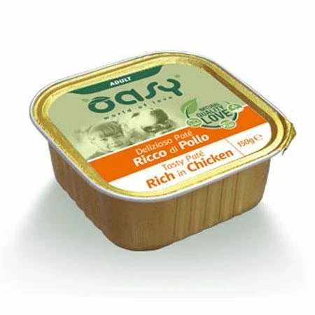 Oasy Dog Paté Delizioso Pollo 11 x Gr 150