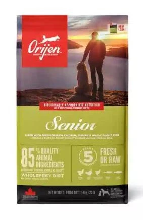 Orijen Dog Senior 11,4 kg - Mangime Secco per Cani