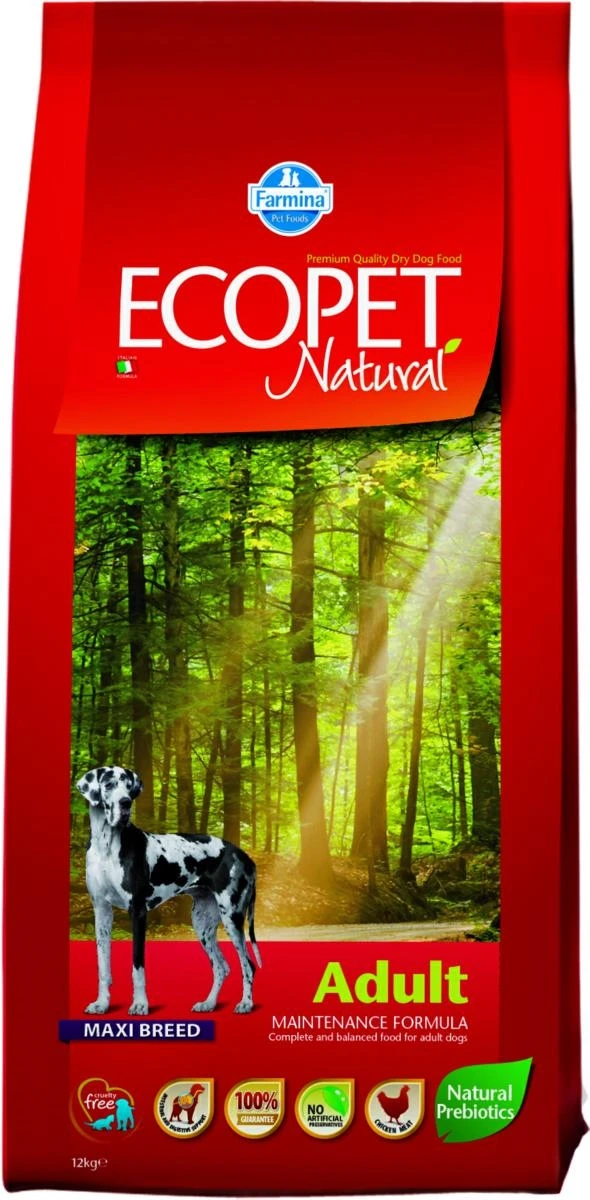 Ecopet Natural Maxi Pollo 12 kg - Farmina