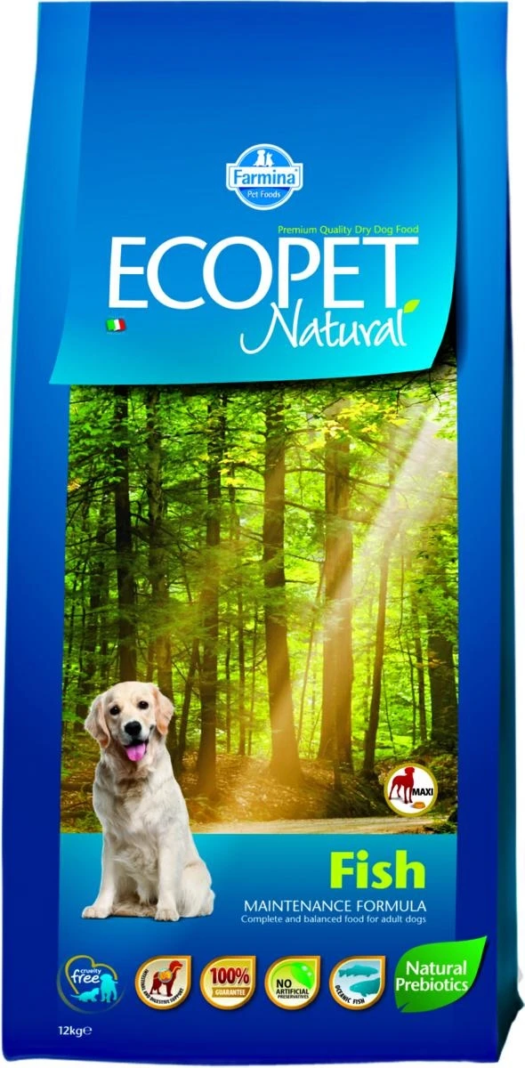 Ecopet Natural Maxi Pesce 12 Kg - Farmina