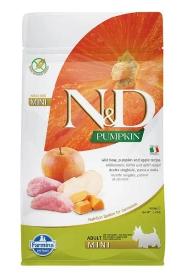 ND Dog Pumpkin Mini Cinghiale/Mela - Farmina