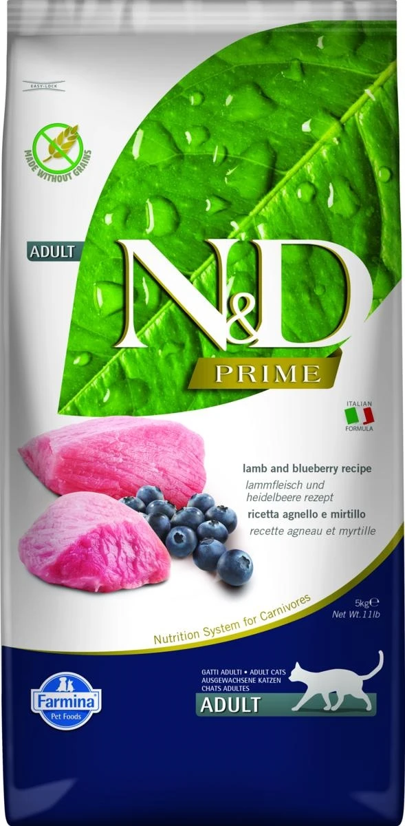 ND Cat Prime Agnello/Mirtiglio 5 kg - Farmina