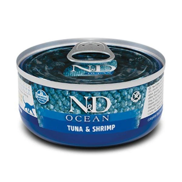 ND Cat Ocean Tonno/Gamberetti 70g - Farmina