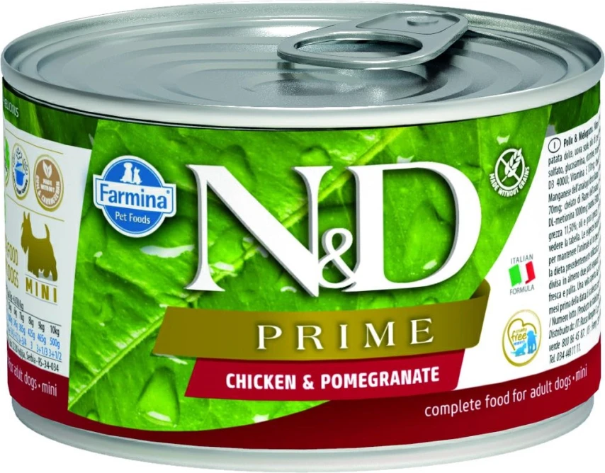 ND Umido Dog Prime Pollo/Melogano 140g - Farmina