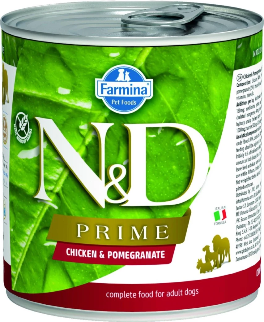 ND UM Dog Prime Pollo/Melogano 285g - Farmina