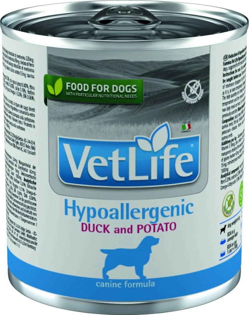 Vet Life Dog Hypoallergenic Anatra/Patate 300g - Farmina