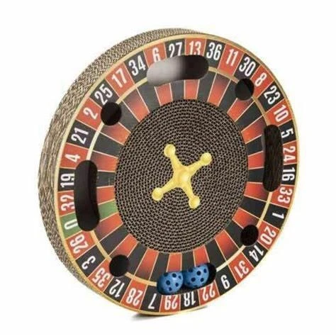 Tiragraffi in Cartone Roulette 40x40x5 - LEOPET