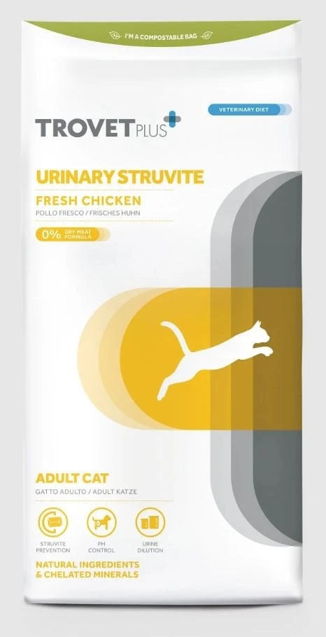 TROVET Cat Urinary Struvite Pollo 1,2 kg - Mangime Dietetico