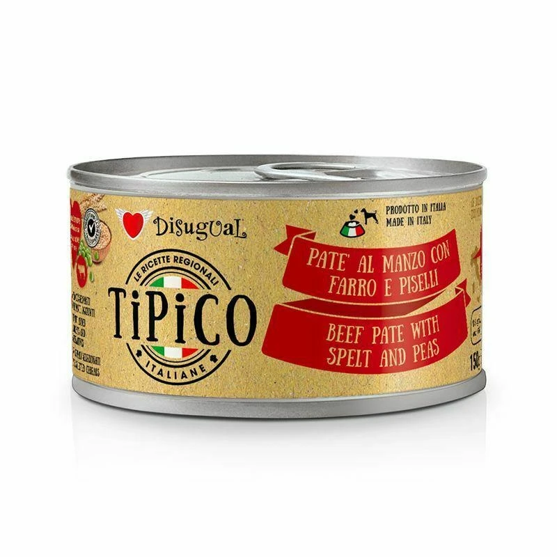 Tipico Manzo/Farro/Piselli 150g - Disigual