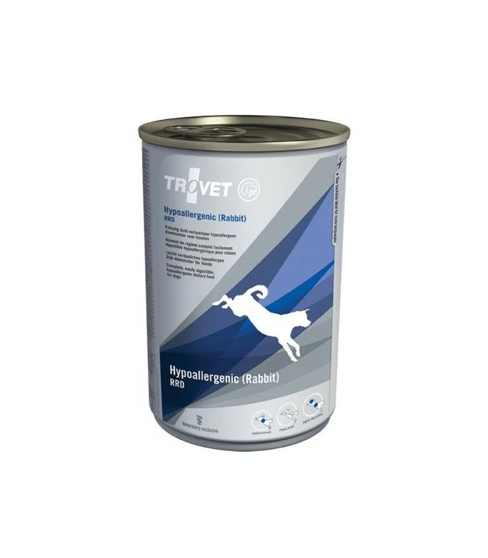 TROVET Dog Hypoallergenic Coniglio Gr 400 - Mangime Dietetico