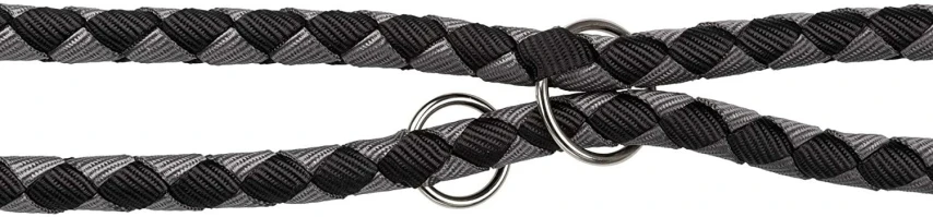 Cavo Guinzaglio S/M MT 1,00 Ø MM 12 Nero/Grigio - Trixie