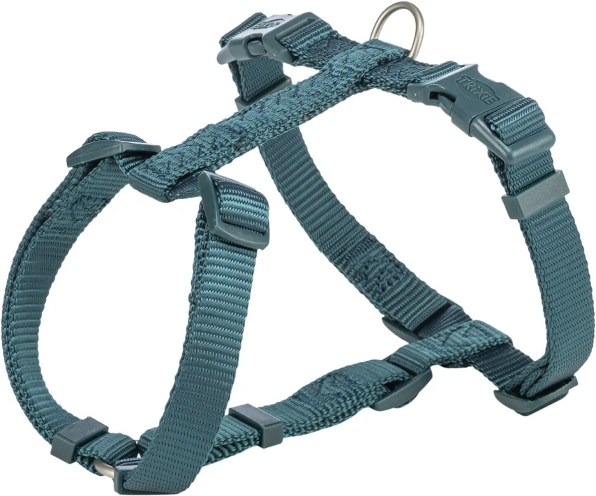 Trixie TX Premium Pettorina ad H, XXS-XS (20-32 cm, 10 mm) - Petrolio