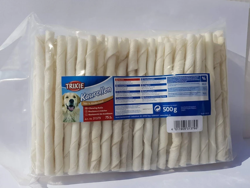 Trixie TX 75 Bastoncini Attorcigliati Naturali CM 12