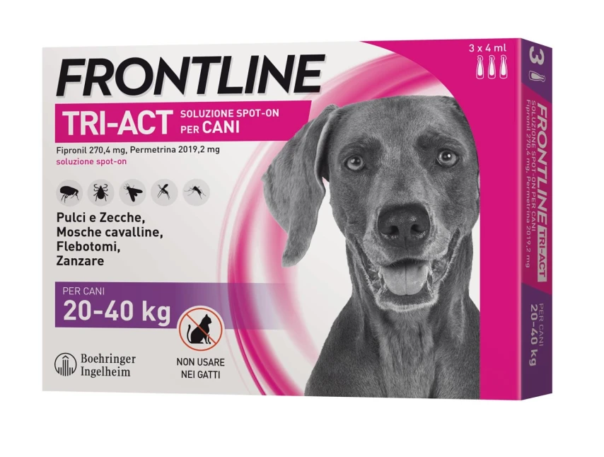 Frontline Tri-Act per Cani 20-40 kg