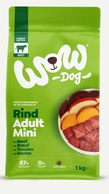 Wow Dog Mini KG 1 Manzo - Alimento Secco per Cani