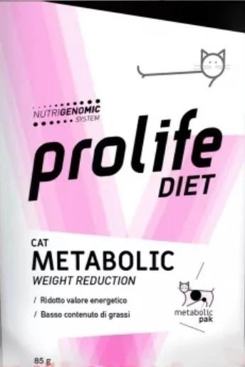 Prolife Cat Metabolic 12 x Gr 85 - Mangime Dietetico per Gatti
