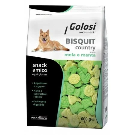 Golosissimi Biscotti Country Mela/Menta 600g - GOLOSI