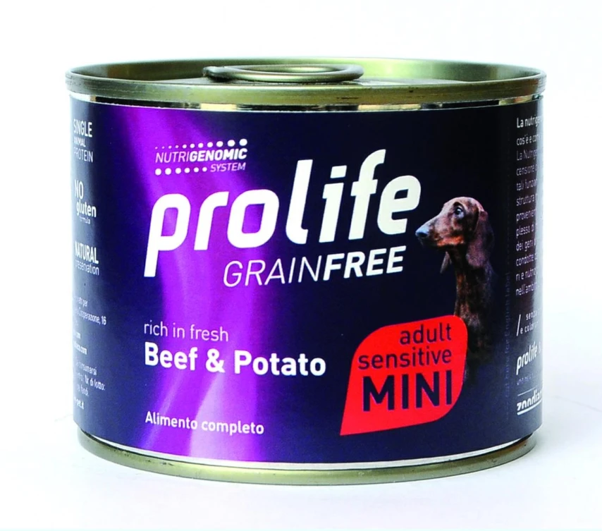 Prolife Dog UM Grain Free Mini Manzo 200g