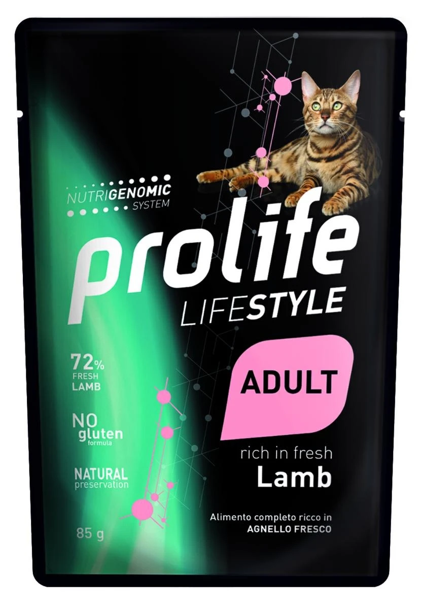 Prolife Cat Um Life Buste Agnello 12 x 85g