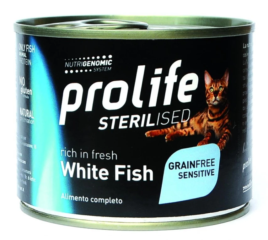 Prolife Cat Um Sterilized Pesce Bianco 200g