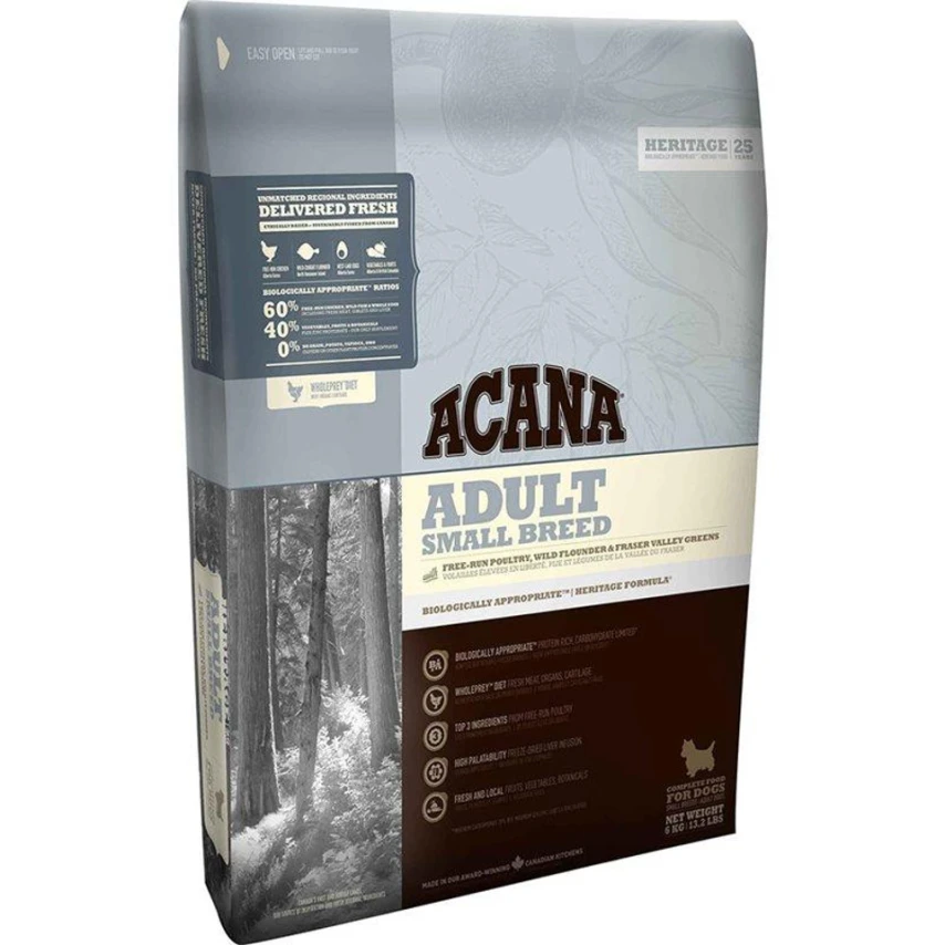 Acana Adult Small Breed Heritage Crocchette Cani 2 kg