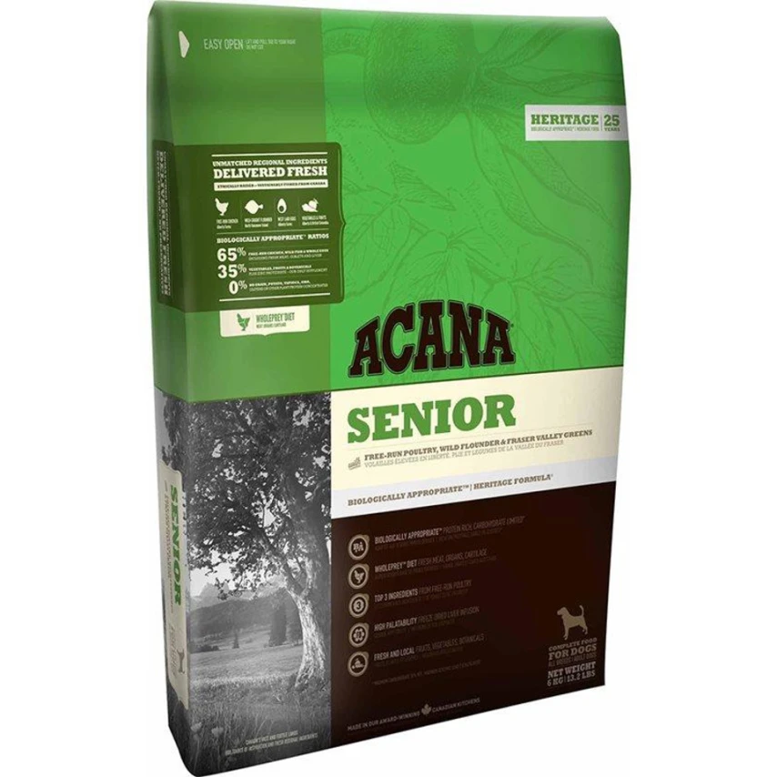 Acana Senior Cane Crocchette per Cani Anziani 11,4 kg