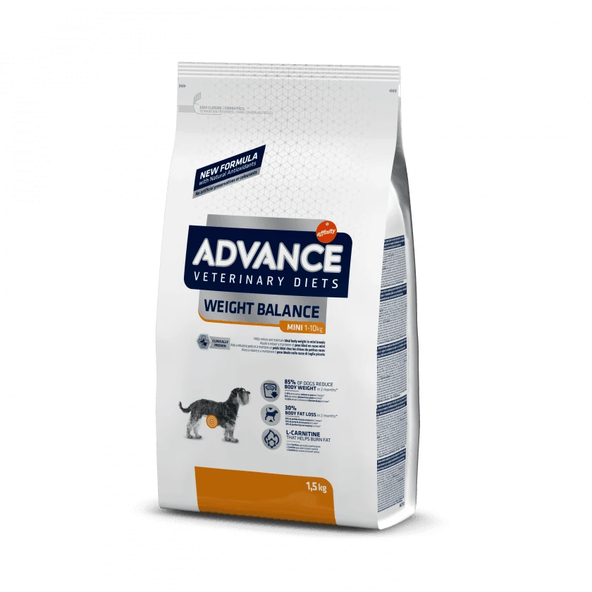 Advance Weight Balance Mini crocchette cane 1,5 kg - Advance Veterinary Diet