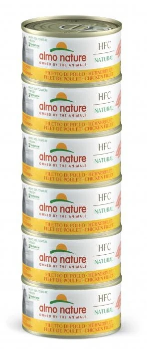 Almo Nature Cat Filetto di Pollo Megapack 6 x 70 g