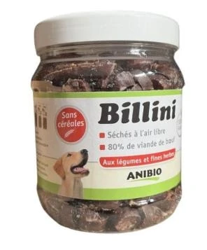 Anibio Billini Manzo 400g - Crocchette Naturali per Cani