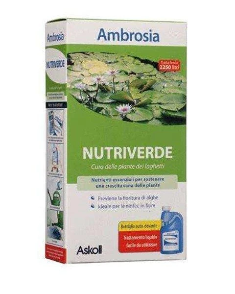 Askoll Ambrosia Nutriverde 250 ml fertilizzante piante laghetto