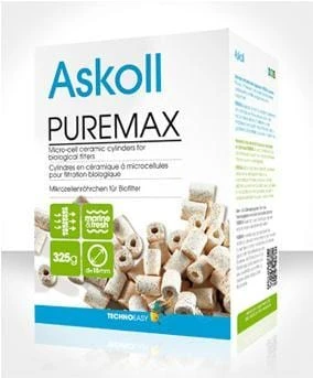 Askoll Canolicchi Pure Max Gr 325, Materiale Filtrante per Filtro Acquario