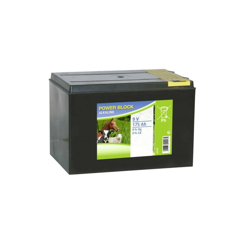 Batteria alcalina 9V 175Ah Kerbl per recinzioni