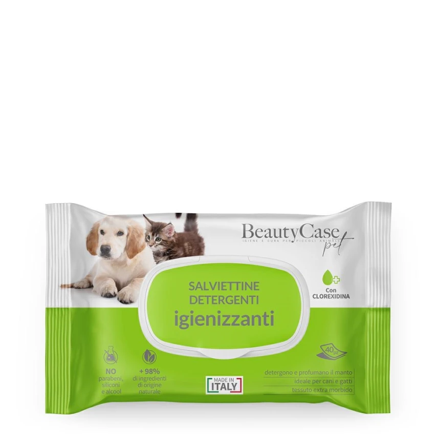 Beauty Case Salviette Igienizzanti confezione 40 pezzi
