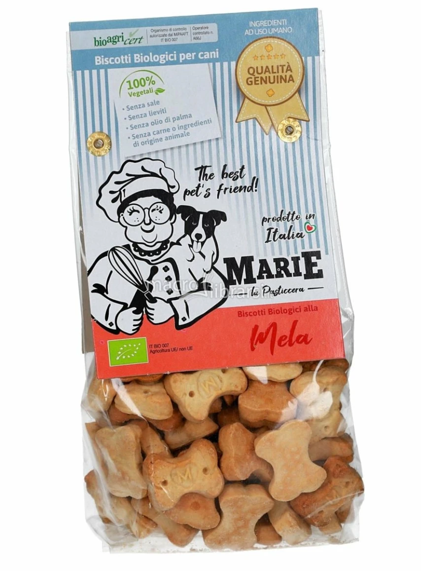 Biscotto Bio Mela MAST - Snack per Cane 210g