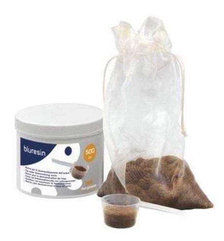 Bluresin 500 Ml - Resina Per La Demineralizzazione Dell' Acqua - Per Acquari Fino A 100 Lt