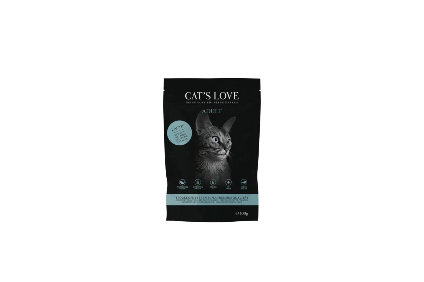 CAT'S LOVE Salmone Secco per Gatti - 400g