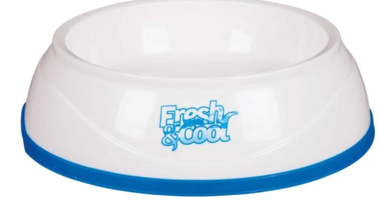 Ciotola Rinfrescante TX Cool Fresh 1L Trixie Blu/Bianco