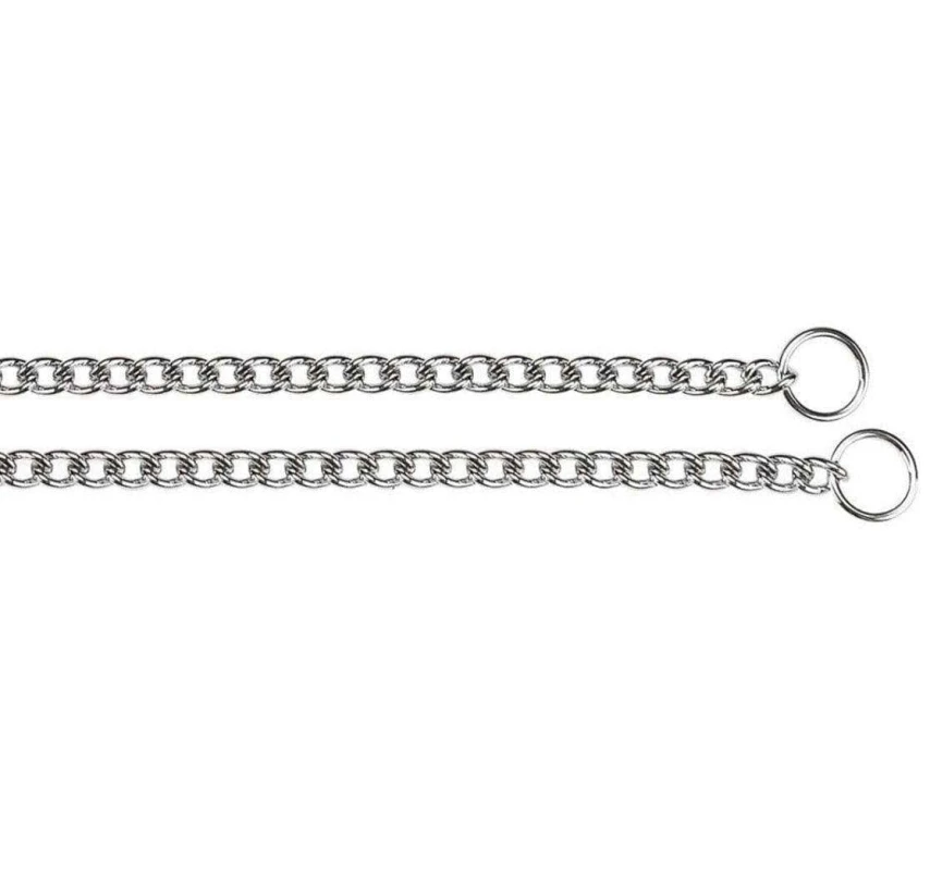 Collare strangolo Ferplast Chrome per cane maglia piccola