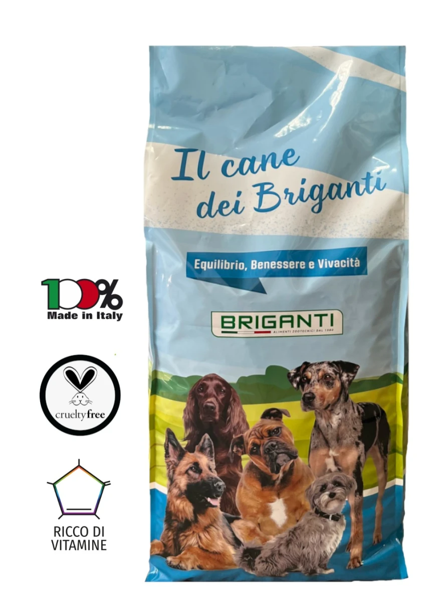 Crocchette mantenimento cane adulti Briganti 20 kg - Petmuffin