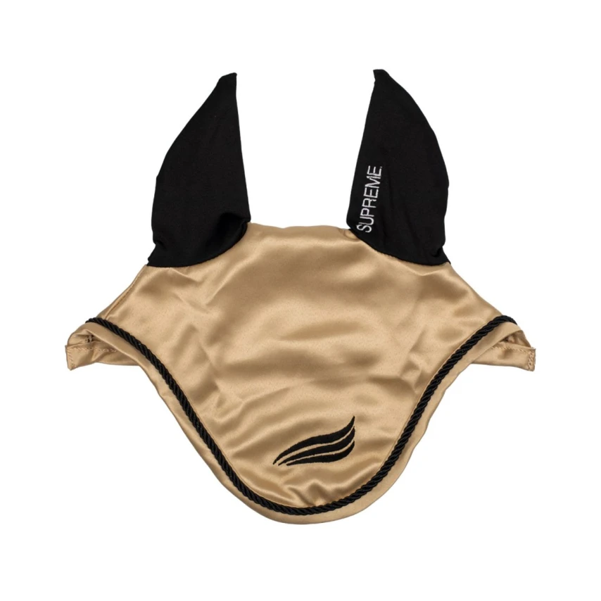 Cuffietta satinata con orecchie elasticizzate Supreme