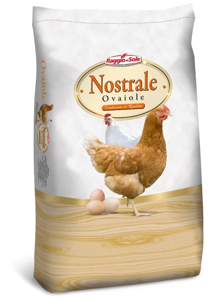 Mangime galline ovaiole Cuore Rosso Sbriciolato 22 kg Raggio di Sole